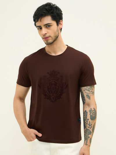 Lucent Cotton T Shirt Dark Brown