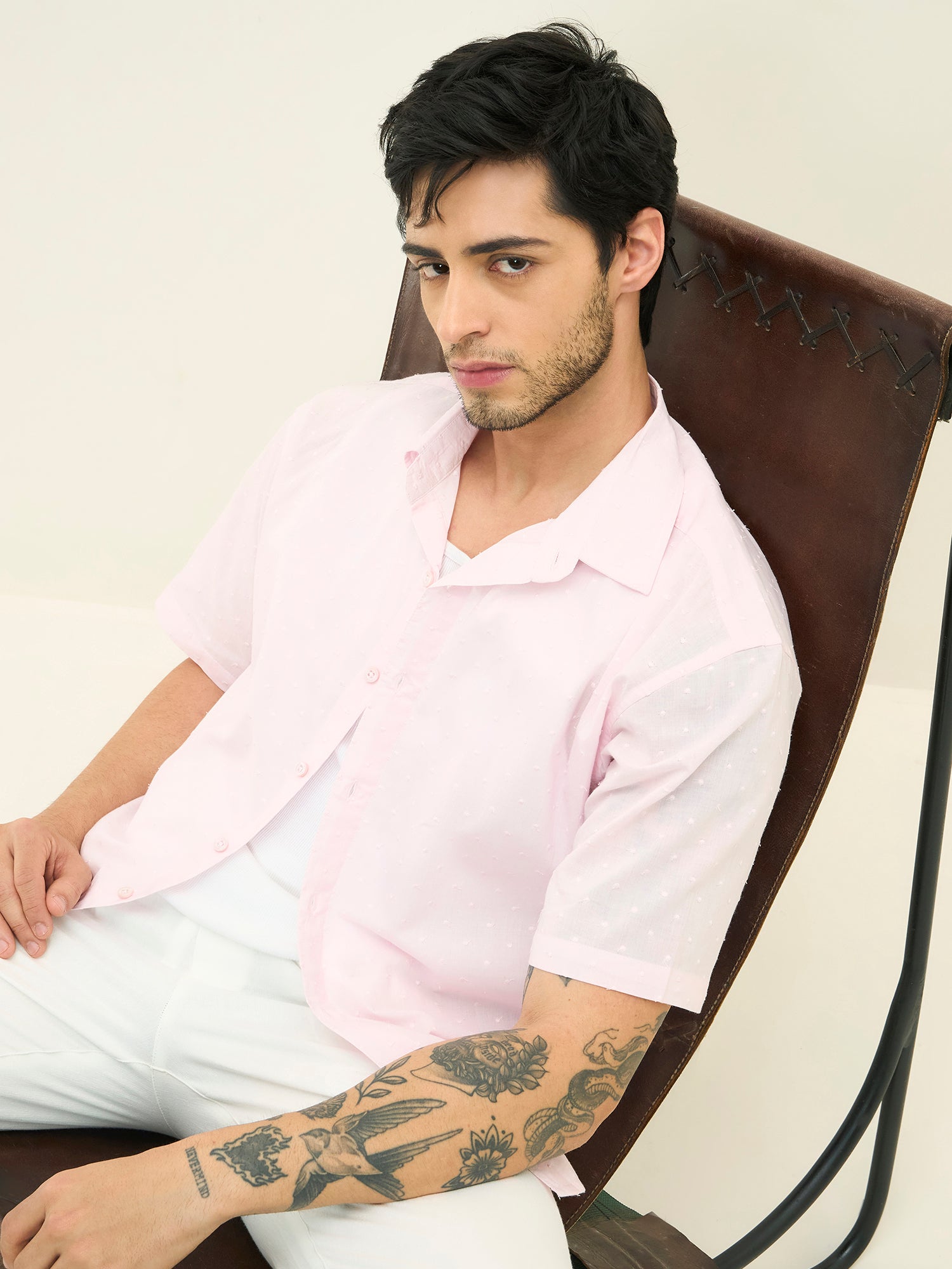 Rebellion Oversized Cotton Shirt