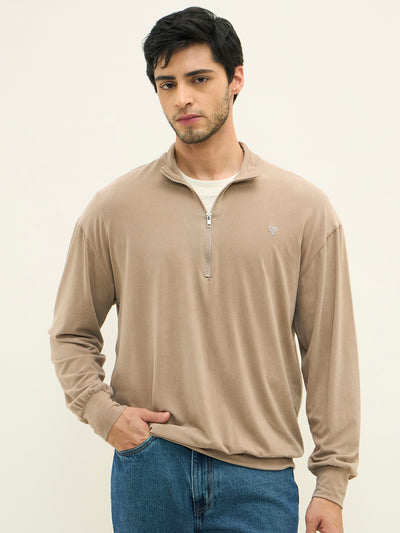 AeroFlex Stretch Comfort Sweatshirt Cream
