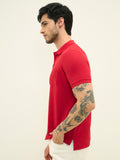 Ascend Comfort Stretch Tee Red