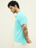 Ascend Comfort Stretch Tee Sky Blue