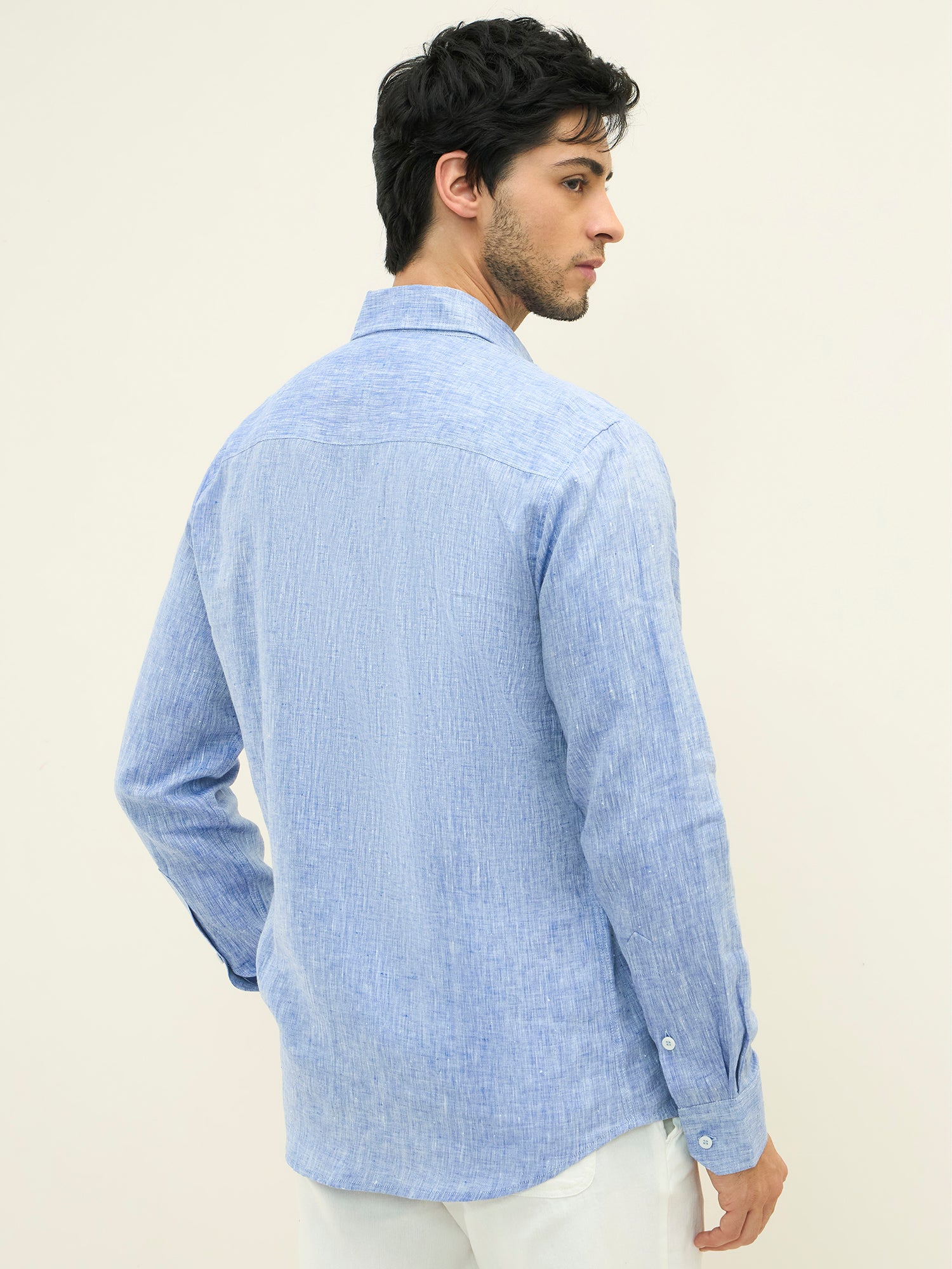 Azure  Linen Shirt