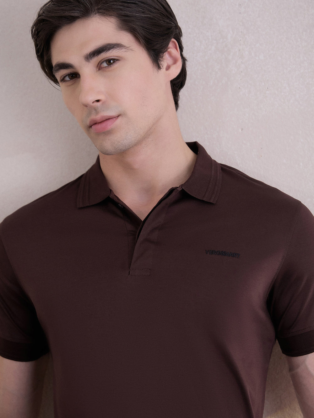 Polo T-Shirt - Dark Brown