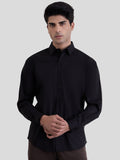 Elite Supima Tailored Fit Formal Shirt - Black
