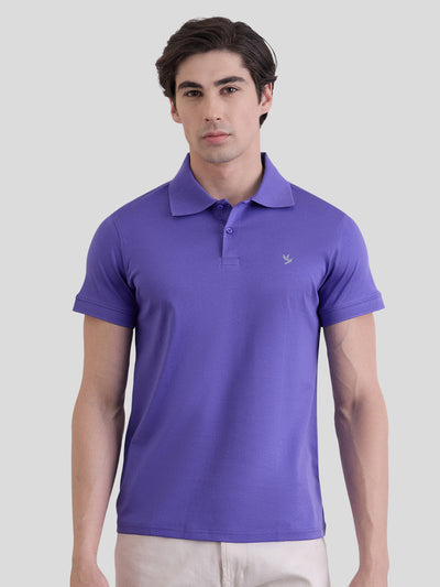 Sterling Endurance Lustre 100% Mercerised Cotton Polo- Purple