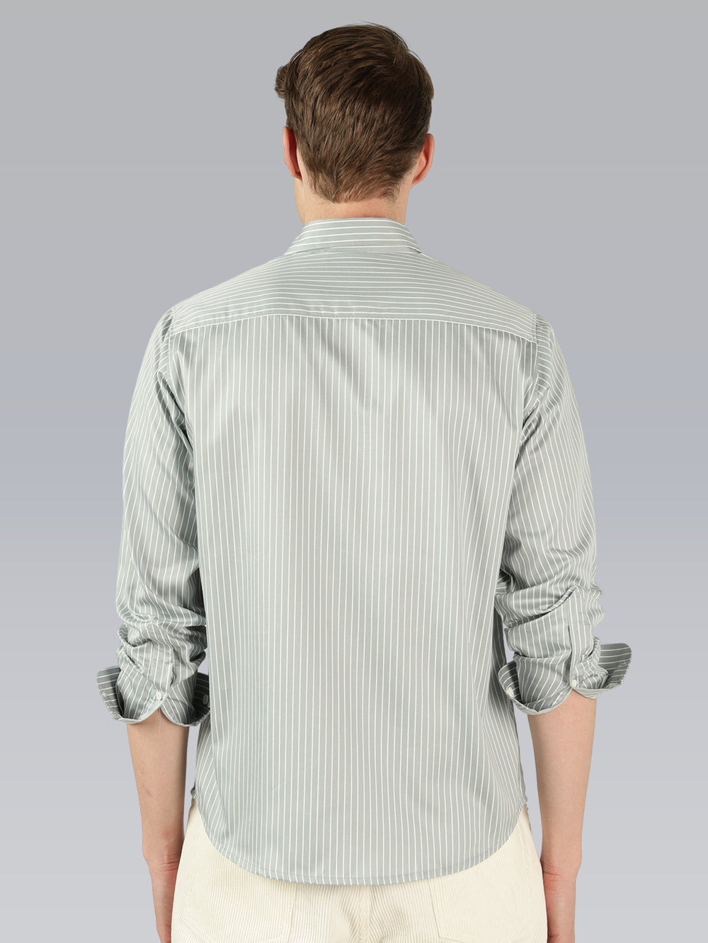 Cotton Tailored Shirt - Light Green