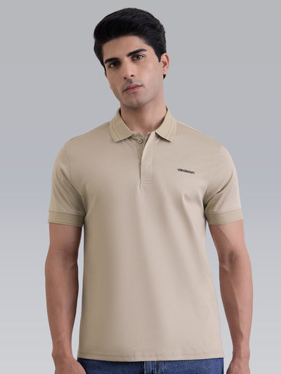 Ashford Endurance Super Fine Mercerised Cotton Polo - Beige