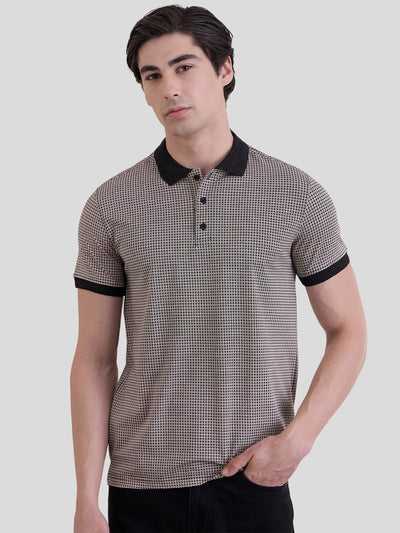 Origin Classic Form Polo - Black Printed