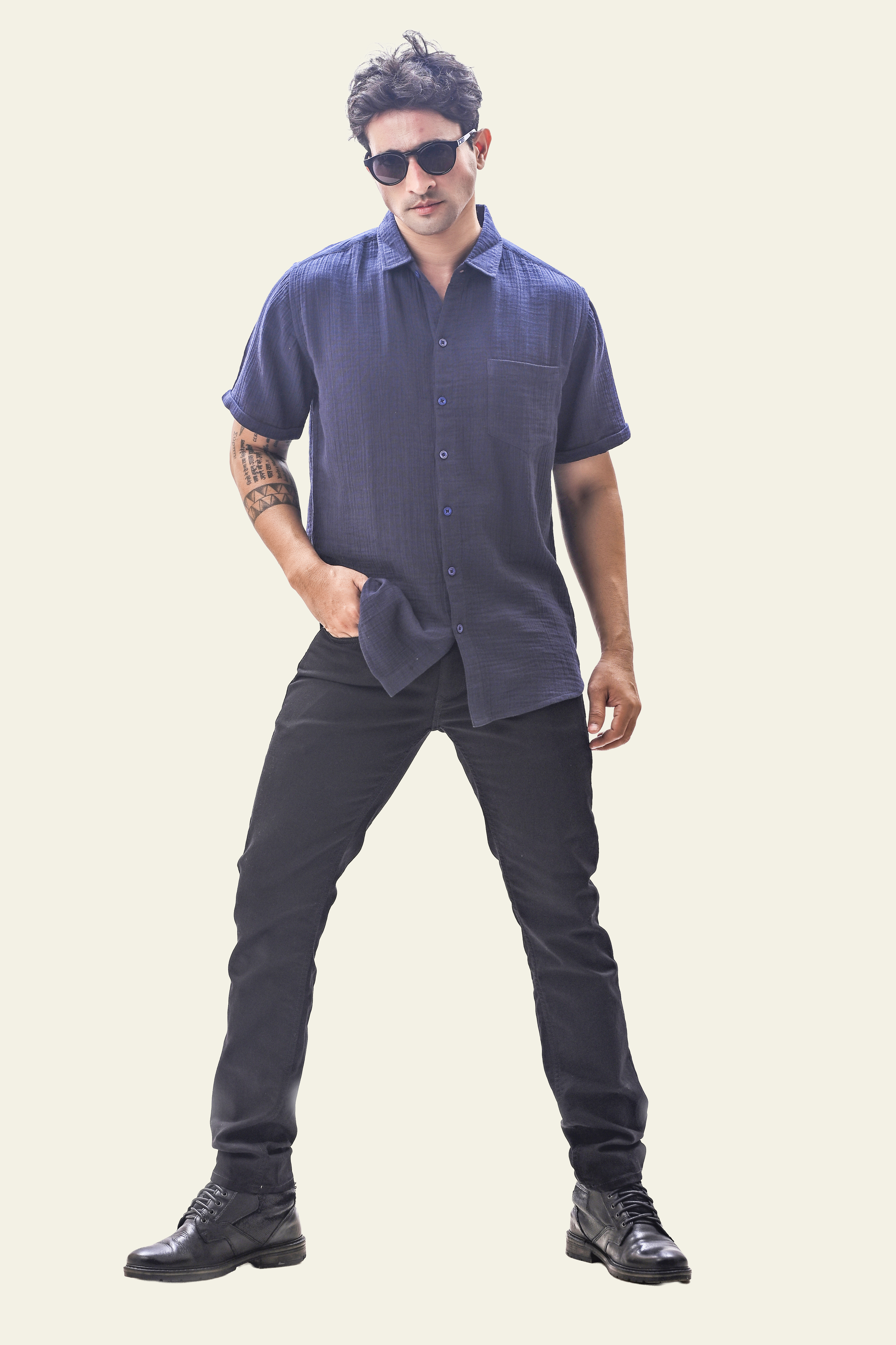 Aurora Versatile Double Cloth Shirt