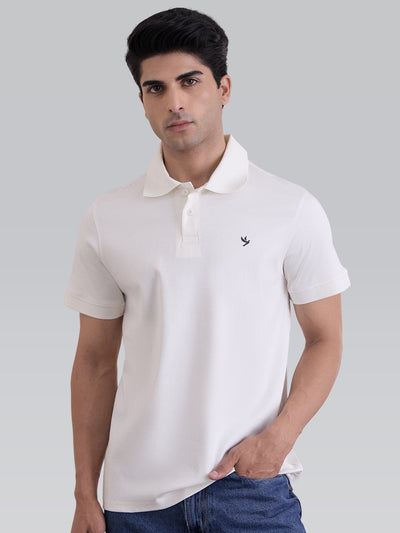 Sterling Endurance Lustre 100% Mercerised Cotton Polo - White