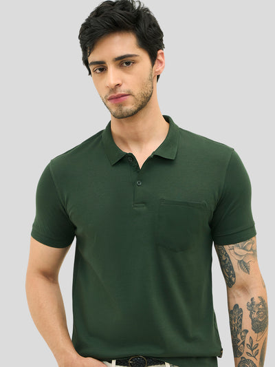 Ascot Outing Polo - Dark Olive
