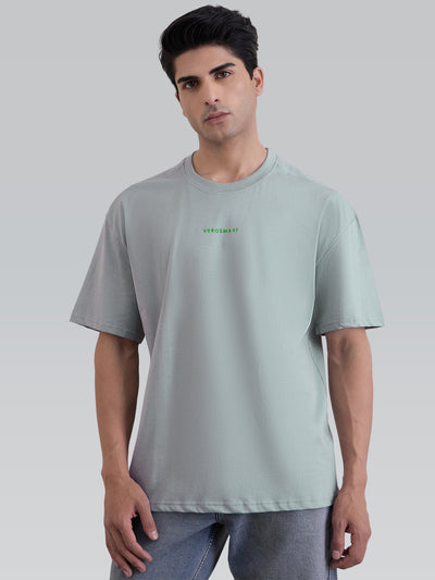 Foundry Graphic Oversize Tee - Light Grey
