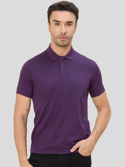Nadal UltraLight Supima Super Fine Cotton Polo - Dark Purple