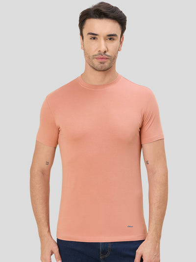 Viscose Stretch Polo Tee - PUCE