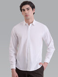 Elite Supima Tailored Fit Formal Shirt - White