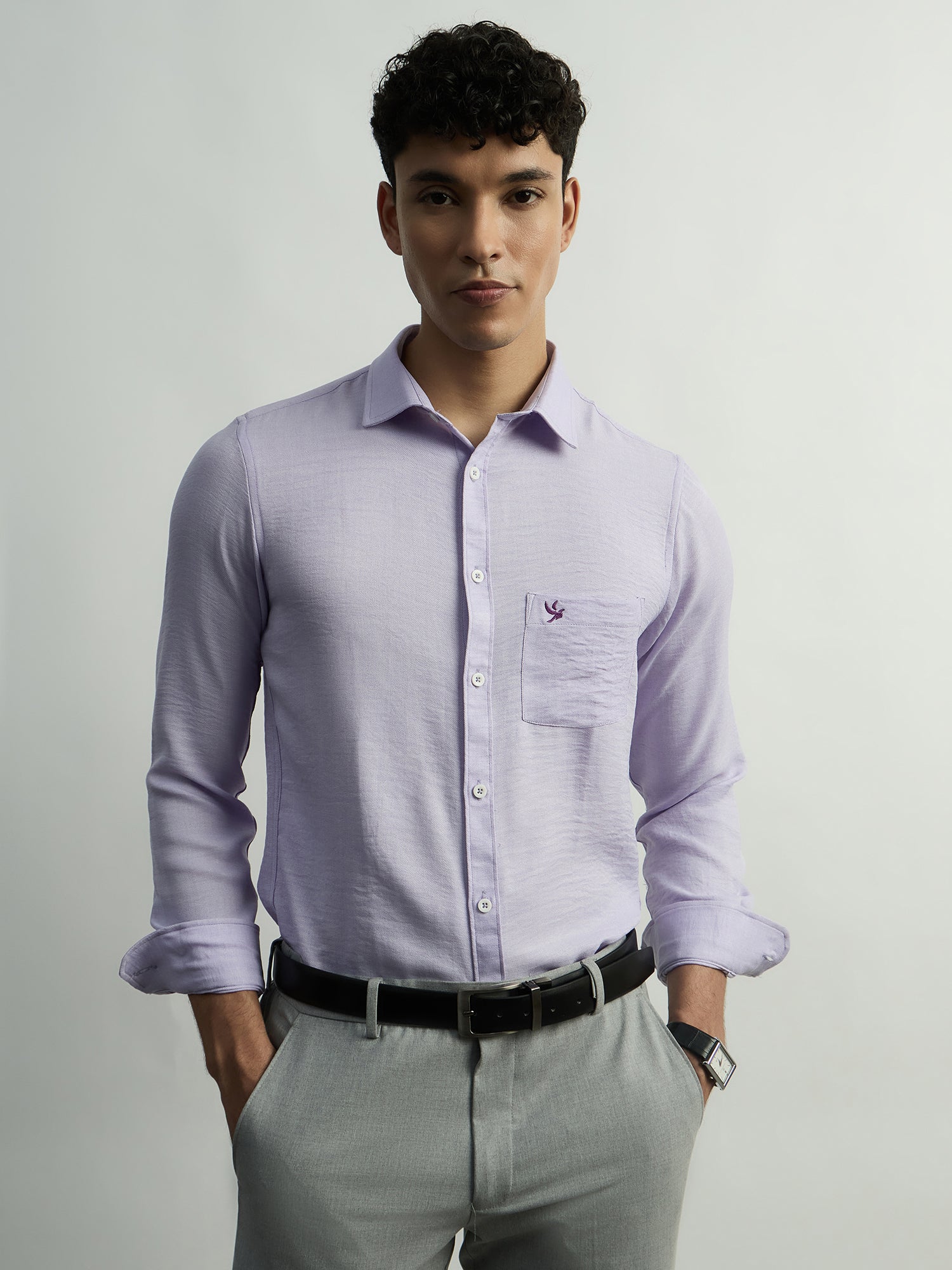 Aegean Breeze Casual Shirt - Sky Blue