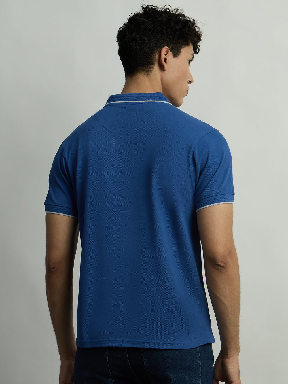 Polo-T-Shirt Blue