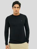 Charter Modal Slim Fit  Crew Tee - Black