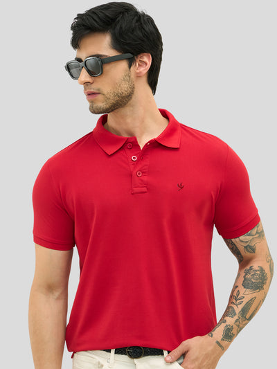 Ascend Comfort Cotton Polo - MAROON