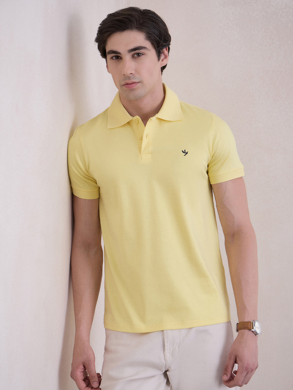 Polo T-Shirt - Yellow white pant - Verosmart