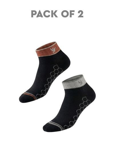 Prism Patterned Stretch Socks-Maroon & Still Band