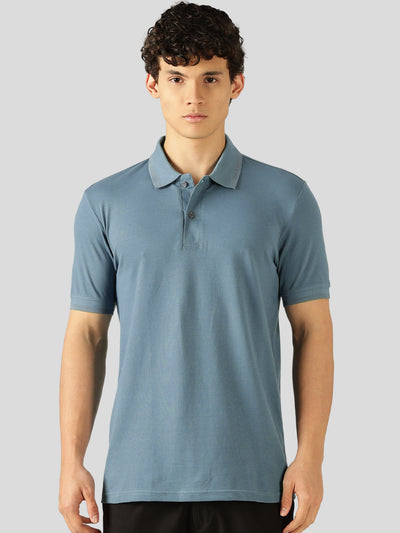 Princeton Flex Pique Polo - Blue