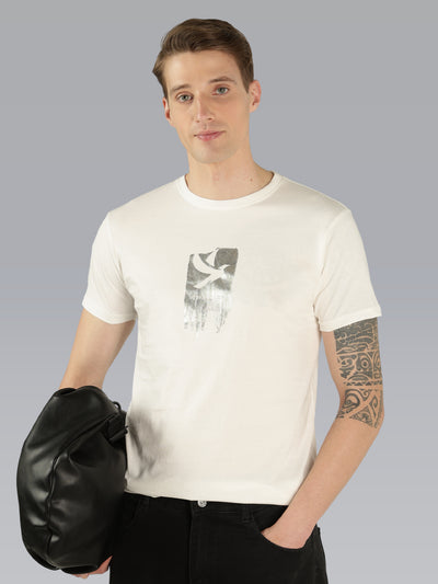 New haven Motif Cotton Crew Tee - White