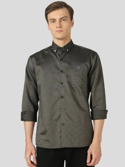 Vertex Cool Comfort Cotton Formal Shirt - Charcoal
