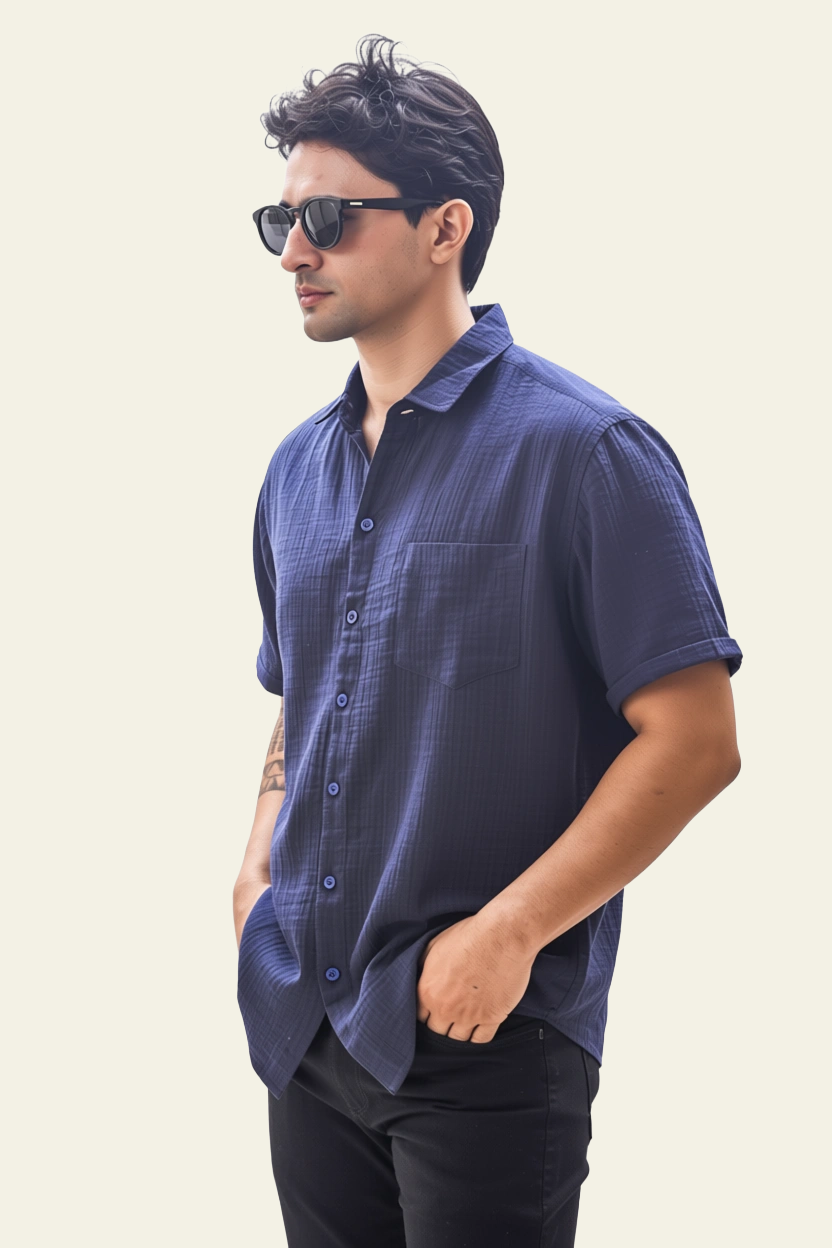 Aurora Versatile Double Cloth Shirt