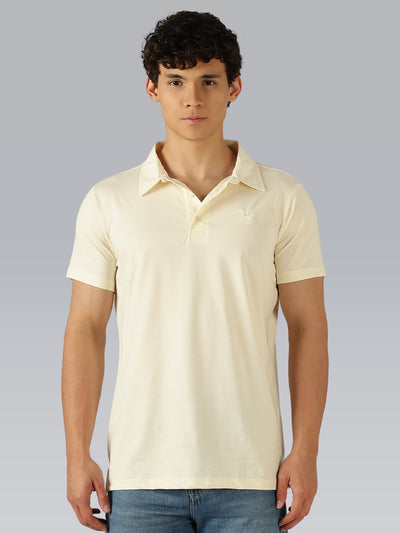 Soronoire Luxury Cotton Blend Polo - Off White