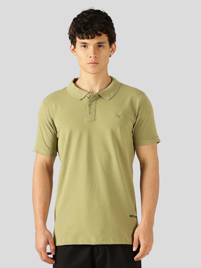 Oxford FlexEdge Cotton Polo - OLIVE