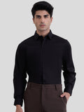 Elite Supima Tailored Fit Formal Shirt - Black