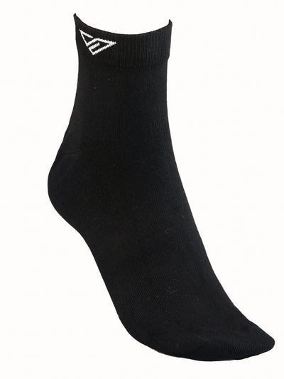 Ultra Smooth Daily Basic Socks - BLACK-BLACK