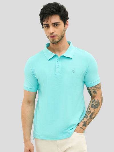 Ascend Comfort Cotton Polo - SKY BLUE
