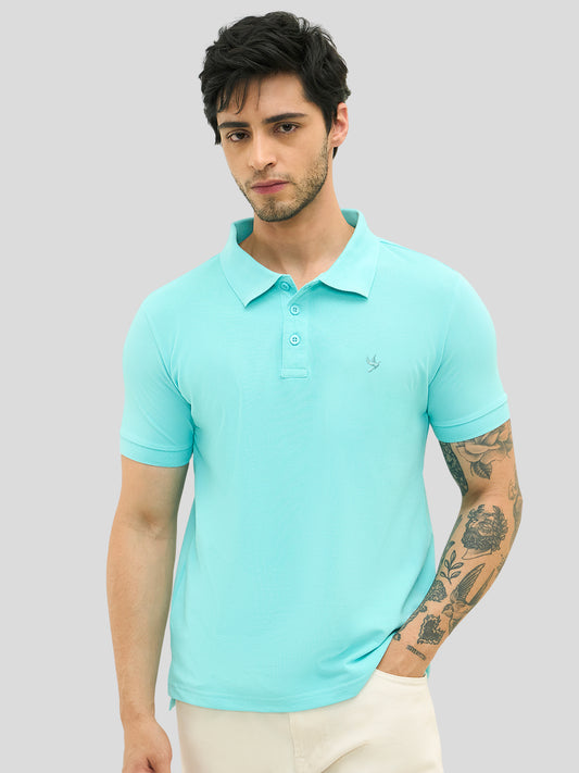 Ascend Comfort Cotton Polo - SKY BLUE 1080