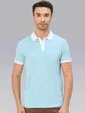 Bjorg Elite Cotton Polo - Aqua Blue