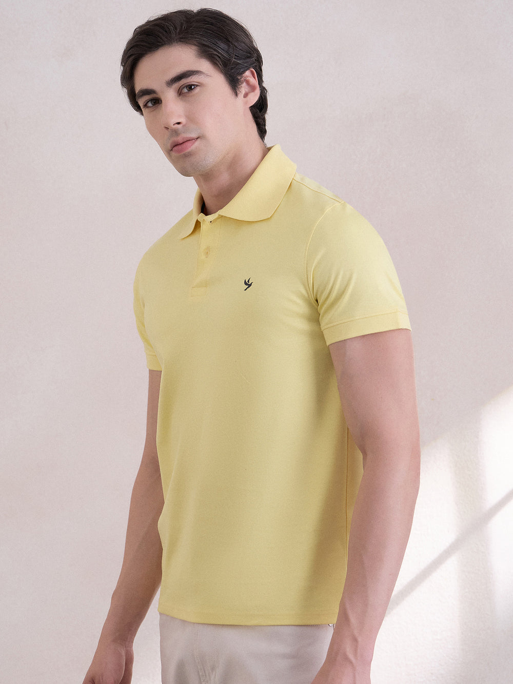 Polo T-Shirt - Yellow - Verosmart - Font Size