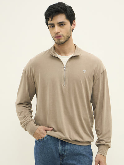 Aeroflex Stretch Relaxed-Fit Sweatshirt - Olive