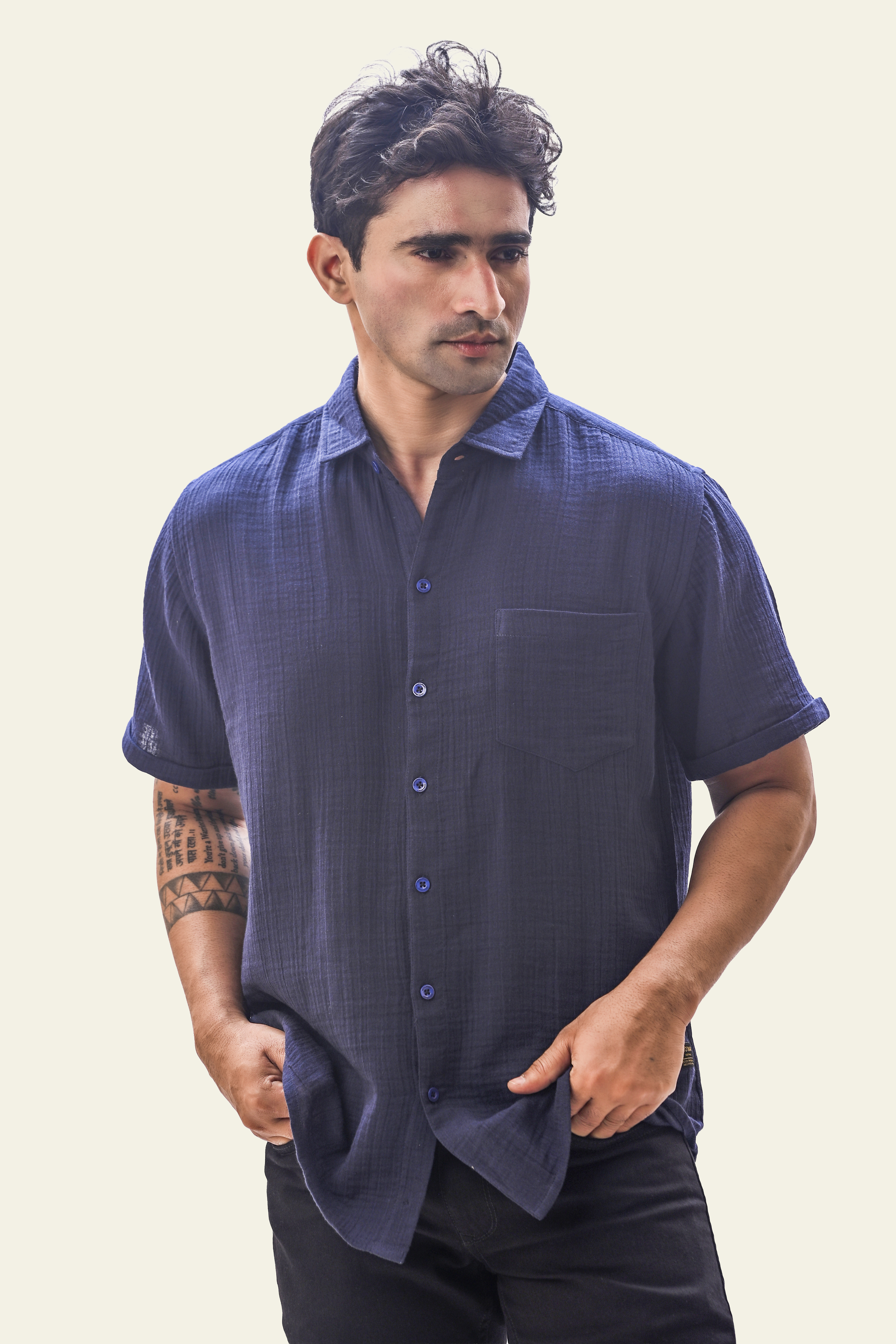 Aurora Versatile Double Cloth Shirt