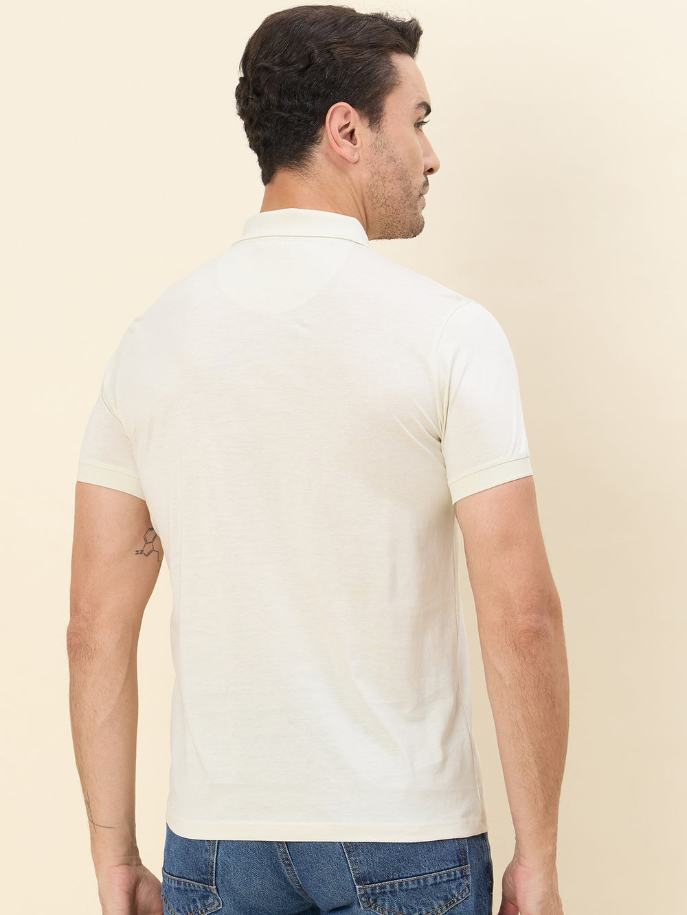 Polo T-Shirt - - BEIGE