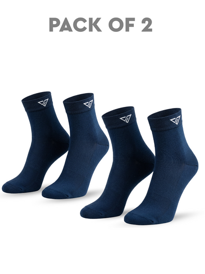 Regal Mercerised Cotton Socks - Navy Blue