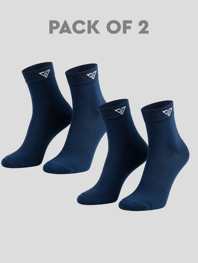 Regal Mercerised Cotton Socks - Navy Blue