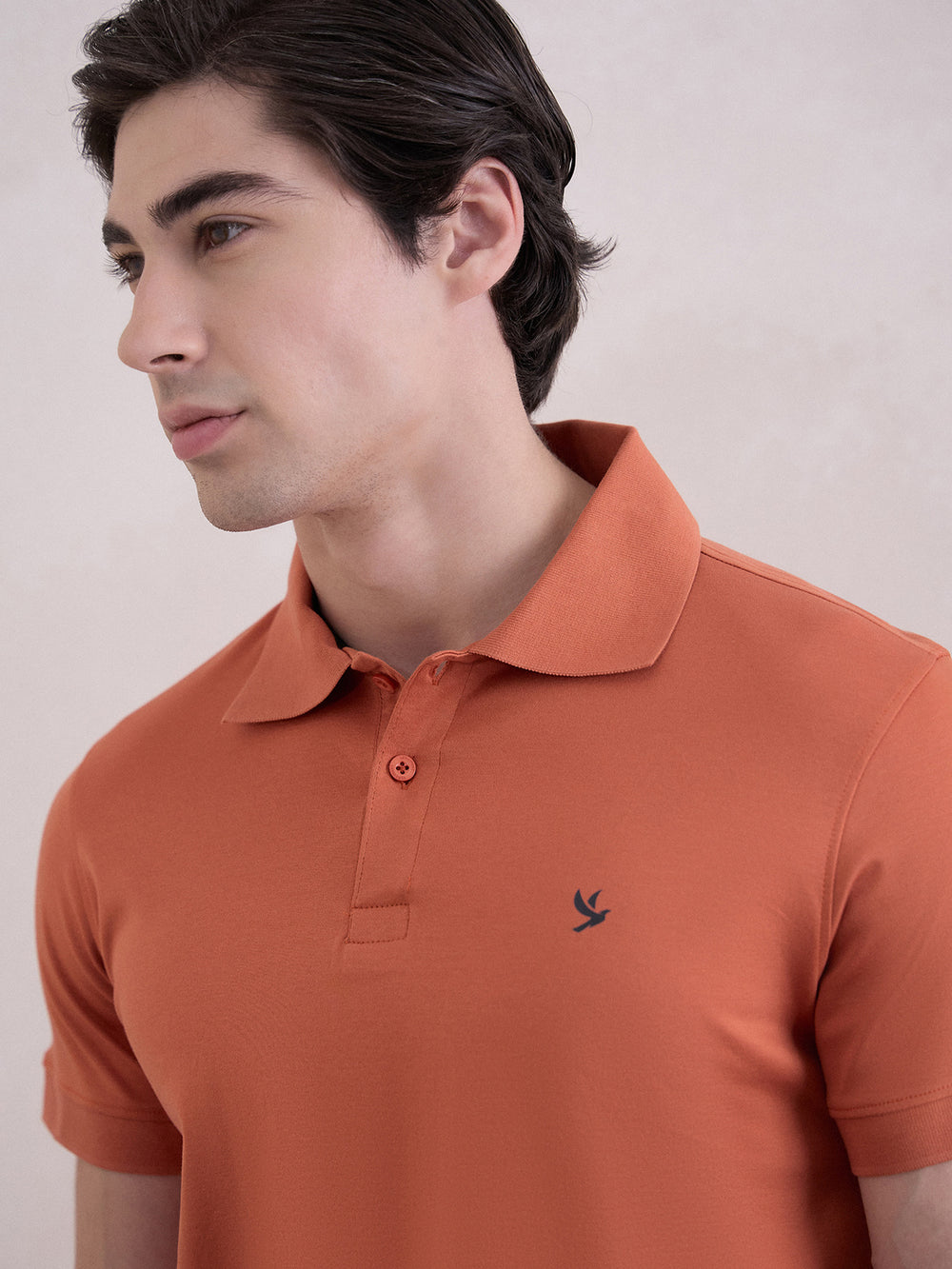 Super Durable Polo T-Shirt - Rust Orange