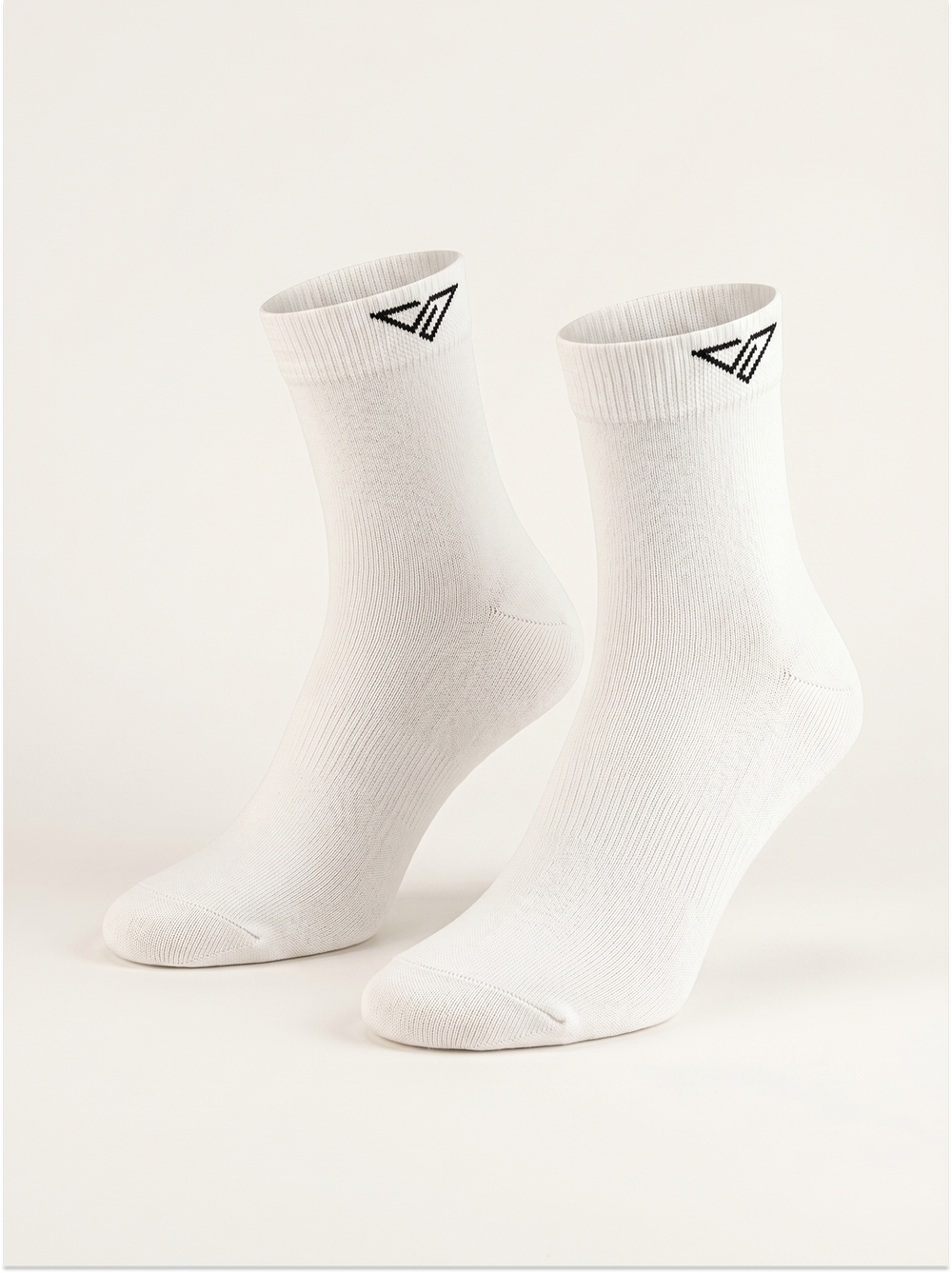 Smooth Premium Durable Socks - BRIGHT WHITE