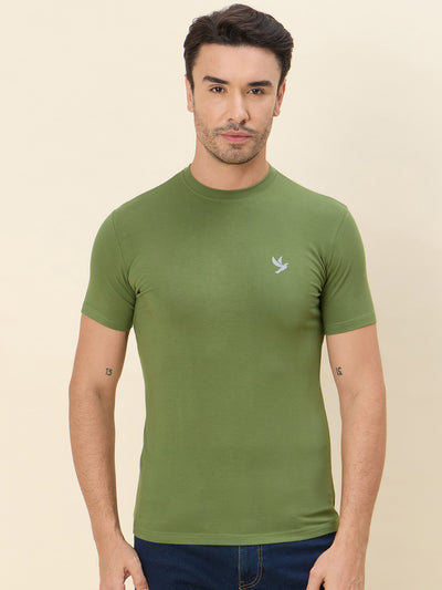 Ultrasoft & Smooth Slim-Fit Crew Neck Tee - VINEYARD GREEN