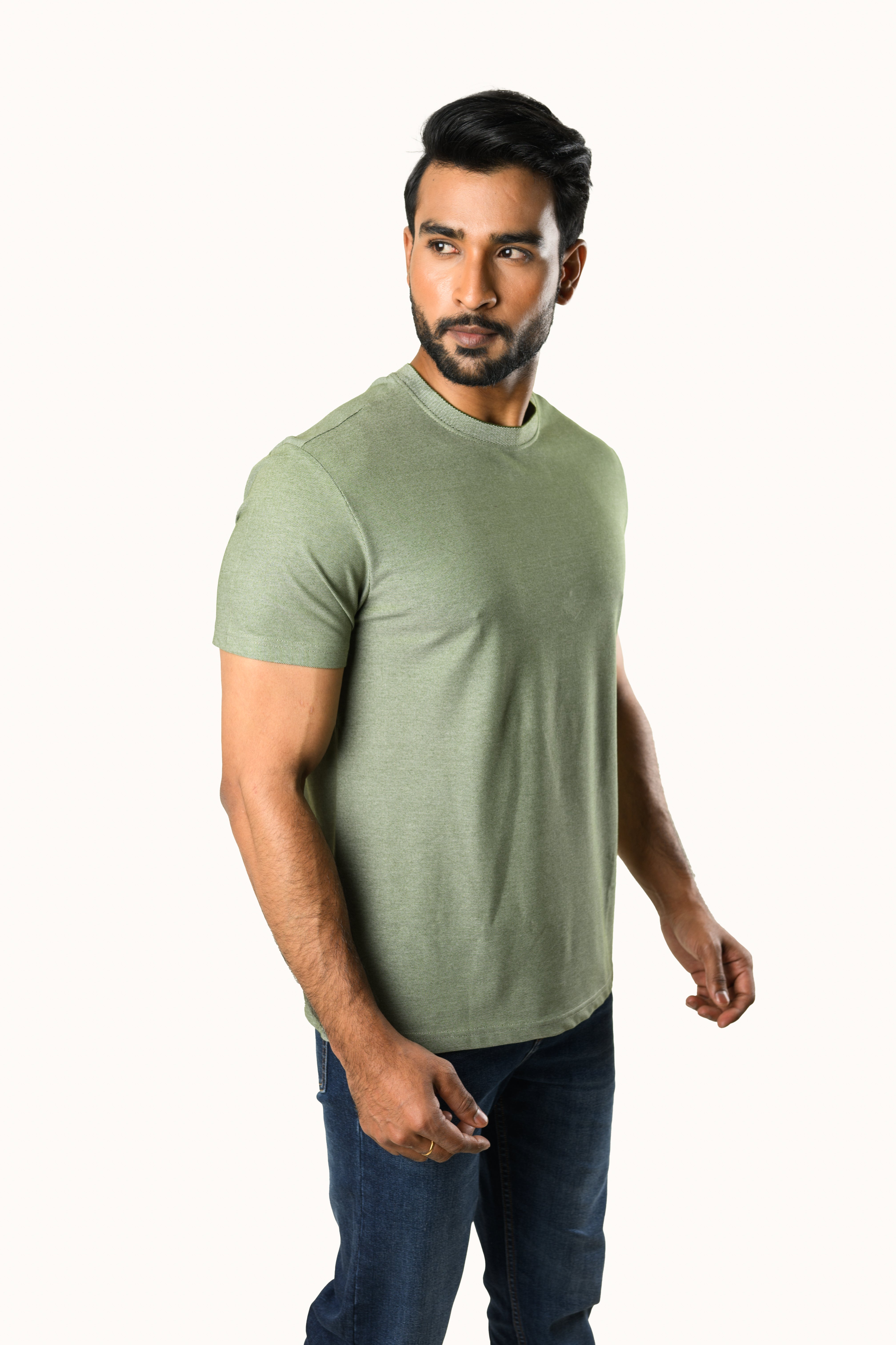 CoreBlend Reinforced Tee- Primary Olive