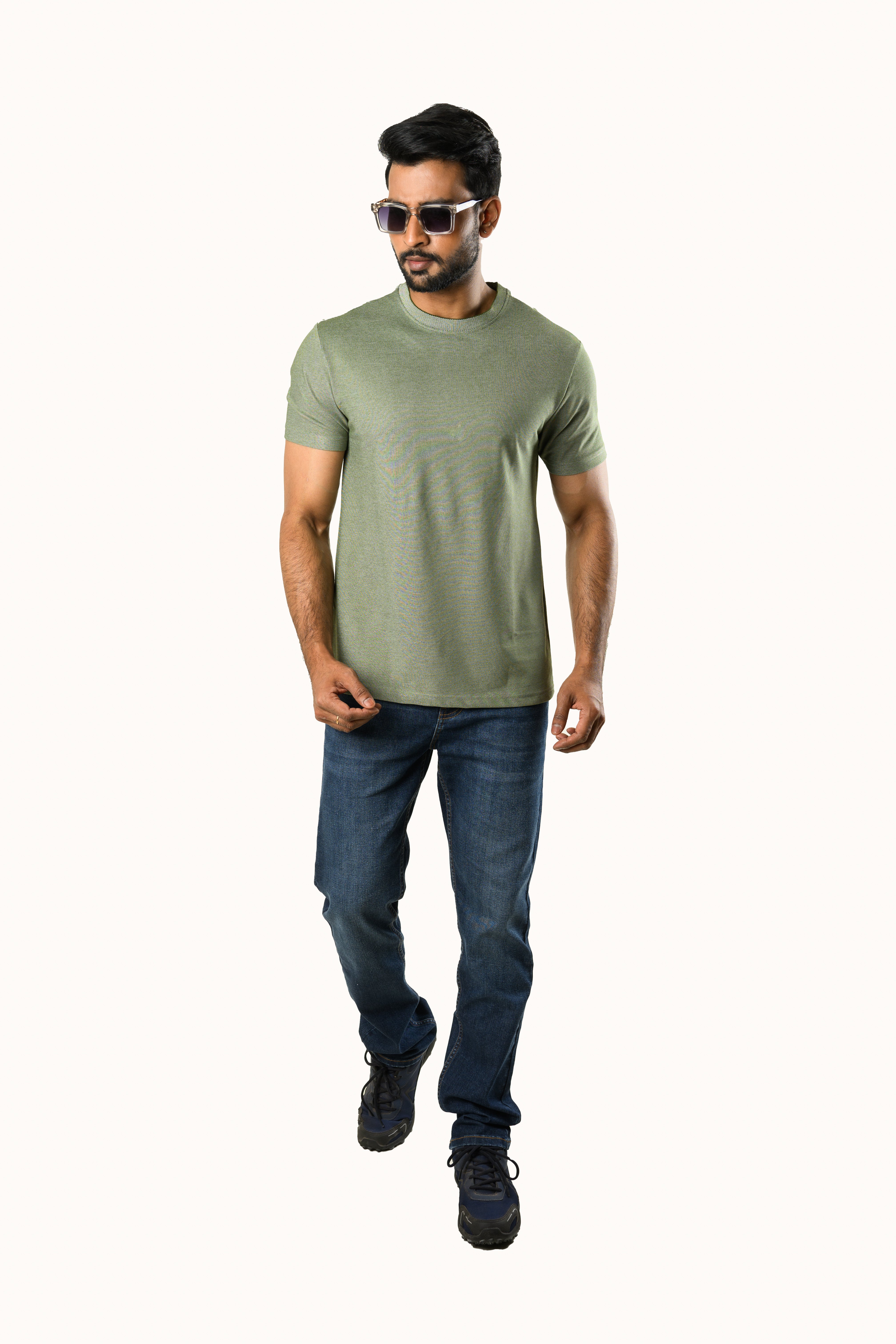 CoreBlend Reinforced Tee- Primary Olive