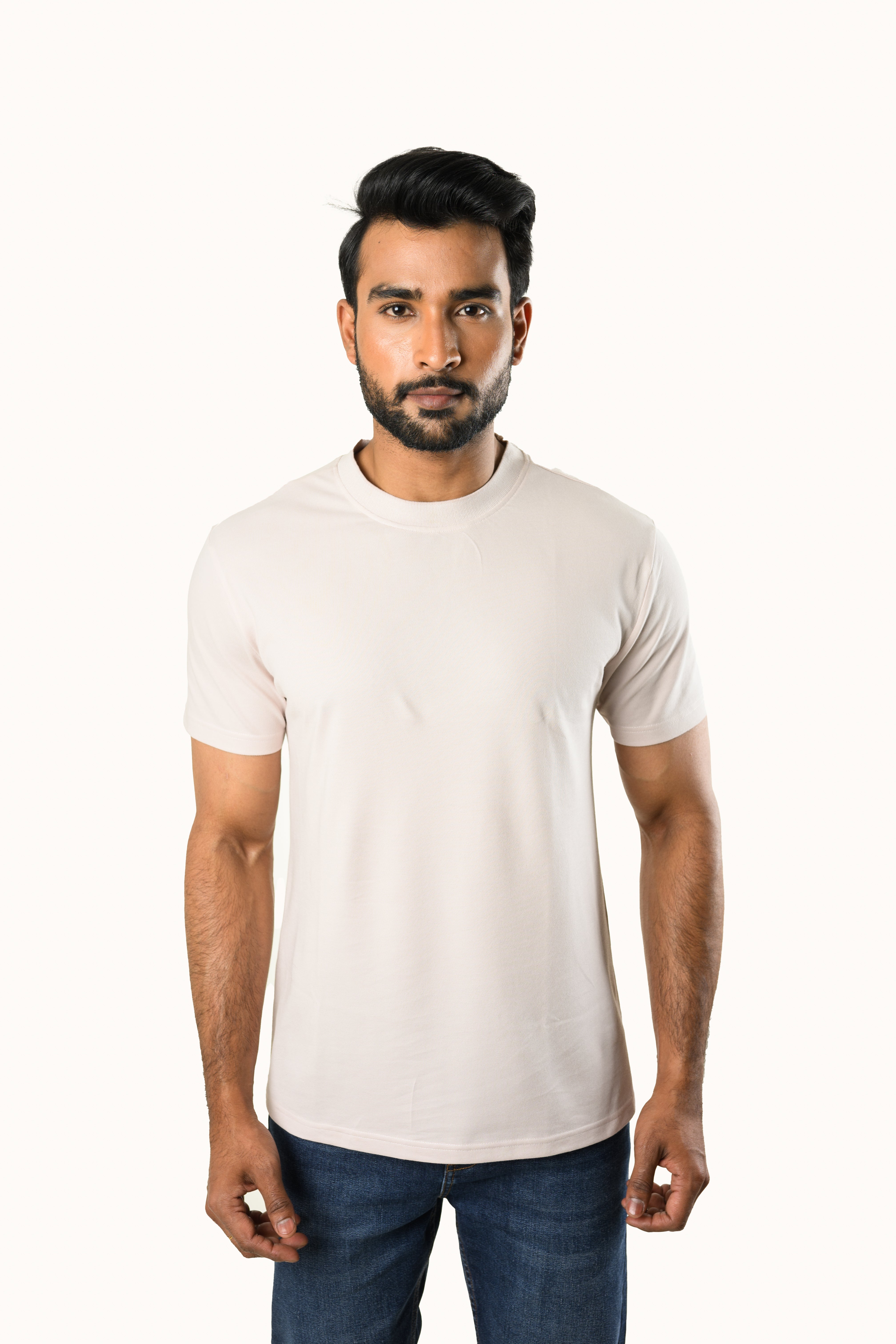CoreBlend Reinforced Tee- Light Beige