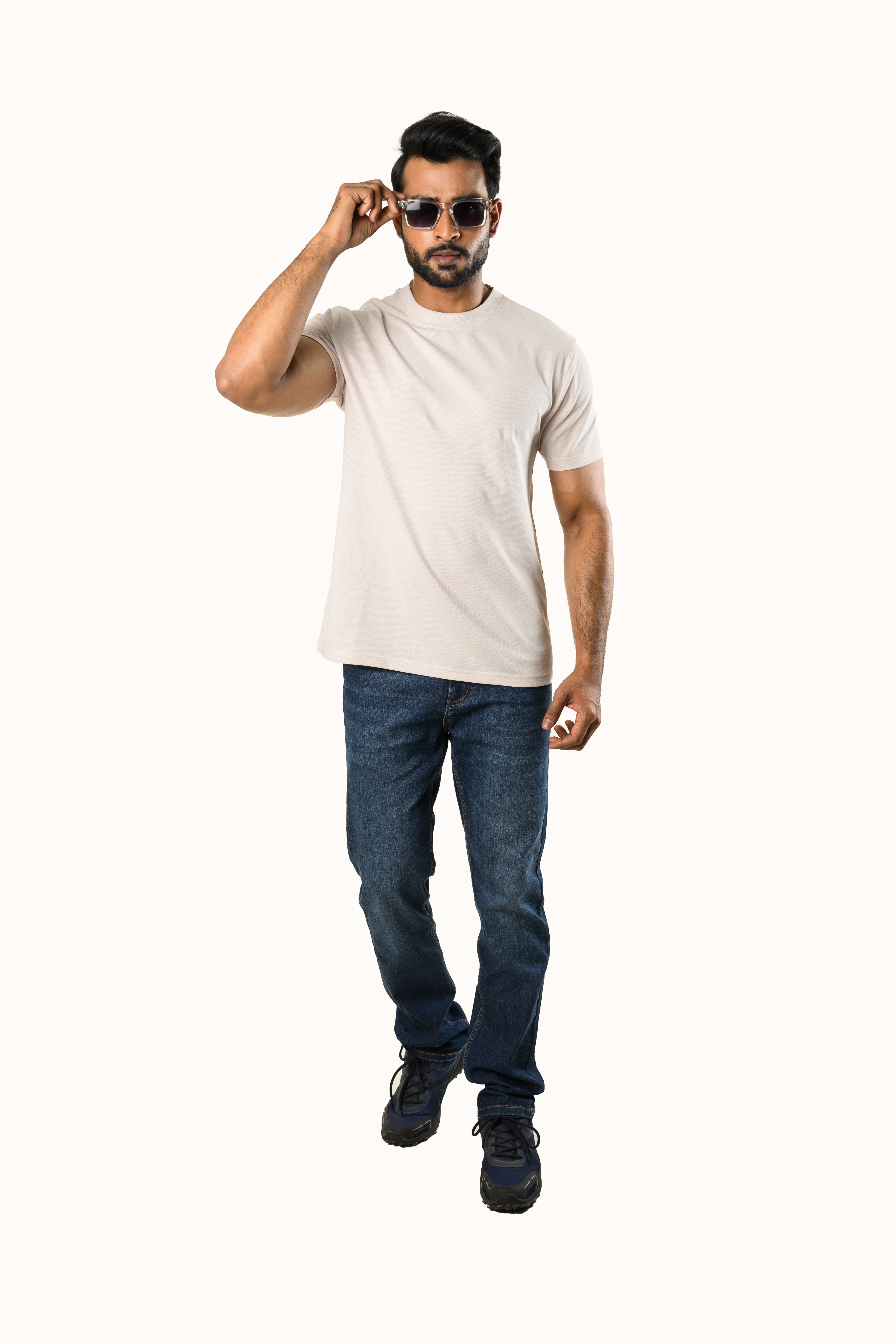 CoreBlend Reinforced Tee- Light Beige