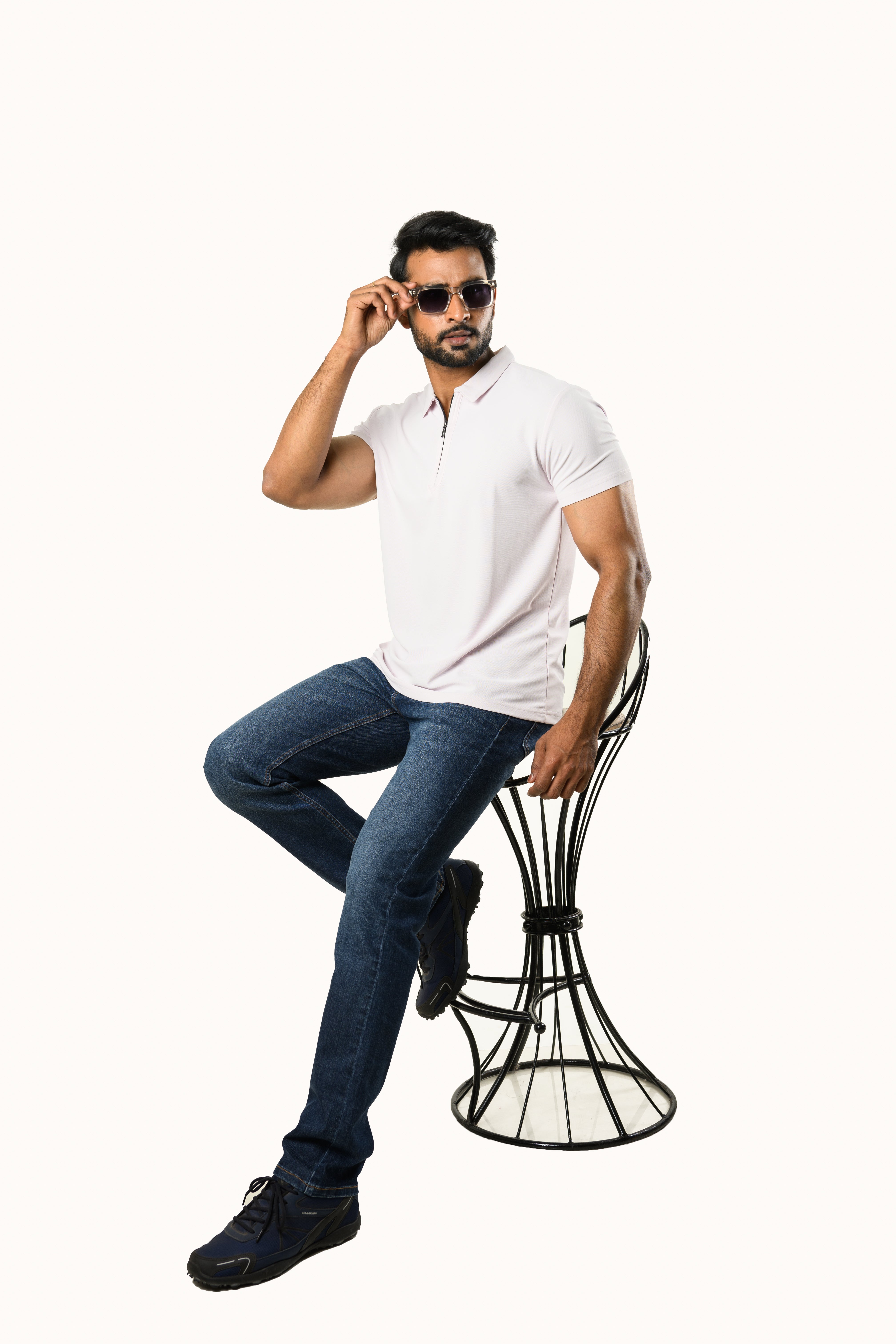 AeroGrid Honeycomb Active Tee-Lavender